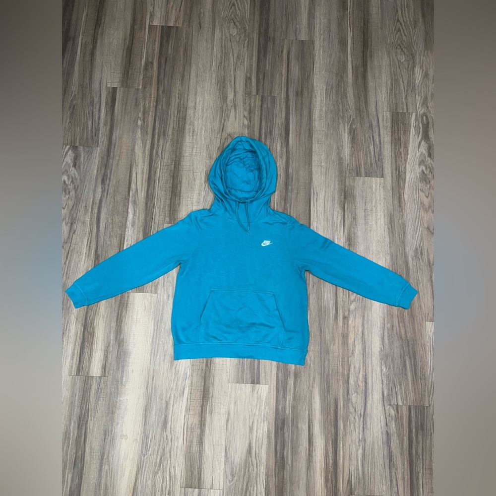 Nike Teal Hoodie with Logo